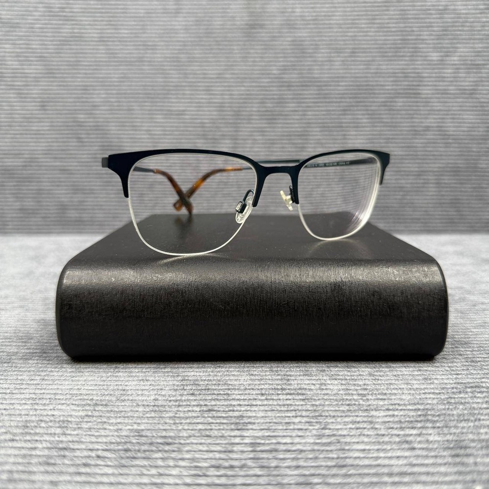 Warby Parker Wallis W 2550 Navy Blue Tortoise Eyeglasses‎ 53-20-145 Semi-Rimless